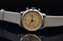 ANONYMOUS STEEL CHRONOGRAPH SALMON DIAL