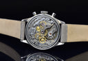 ANONYMOUS STEEL CHRONOGRAPH SALMON DIAL