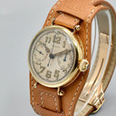CARTIER CHRONOGRAPH MONO-POUSSOIR EUROPEAN WATCH & CLOCK YELLOW GOLD