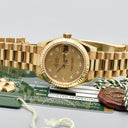 ROLEX DATEJUST 31 REF. 178278 YELLOW GOLD BOX AND PAPERS