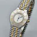 CARTIER MUST 21 REF. 9010 STEEL AND GOLD PLATED