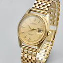 ROLEX OVETTONE RED DATEJUST REF. 6305 YELLOW GOLD