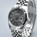 劳力士datejust Ref。 16000不锈钢灰色表盘