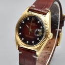 ROLEX DATEJUST REF. 1601 VIGNETTE DIAL YELLOW GOLD