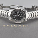 BULGARI SOLOTEMPO RÉF. S 35 S STAINLESS STEEL BOX AND PAPERS