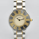 CARTIER MUST 21 STAINLESS STEEL AND GOLD PLATED