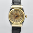 ROLEX BUBBLE BACK HOODED REF. 3065 STAINLESS STEEL AND GOLD