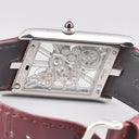 CARTIER TANK ASYMÉTRIQUE SKELETON REF. WHTA0023 LIMITED EDITION PLATINUM FULL SET