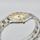CARTIER MUST 21 STAINLESS STEEL AND GOLD PLATED
