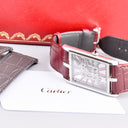 CARTIER TANK ASYMÉTRIQUE SKELETON REF. WHTA0023 LIMITED EDITION PLATINUM FULL SET
