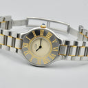 CARTIER MUST 21 STAINLESS STEEL AND GOLD PLATED