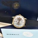 JAEGER LECOULTRE GEOMATIC YELLOW GOLD REF. E398 BOX AND PAPERS