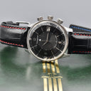 JAEGER LECOULTRE MEMOVOX TRIBUTE TO POLARIS PLATINUM REF. 190.6.96 FULL SET