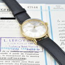 JAEGER LECOULTRE GEOMATIC YELLOW GOLD REF. E398 BOX AND PAPERS