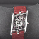 CARTIER TANK ASYMÉTRIQUE SKELETON REF. WHTA0023 LIMITED EDITION PLATINUM FULL SET