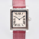 CARTIER TANK A VIS CPCP REF. 2485 PLATINUM WITH BOX