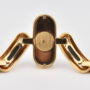 BOUCHERON LADY'S YELLOW GOLD AND ONYX