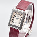 CARTIER TANK A VIS CPCP REF. 2485 PLATINUM WITH BOX