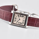 CARTIER TANK A VIS CPCP REF. 2485 PLATINUM WITH BOX