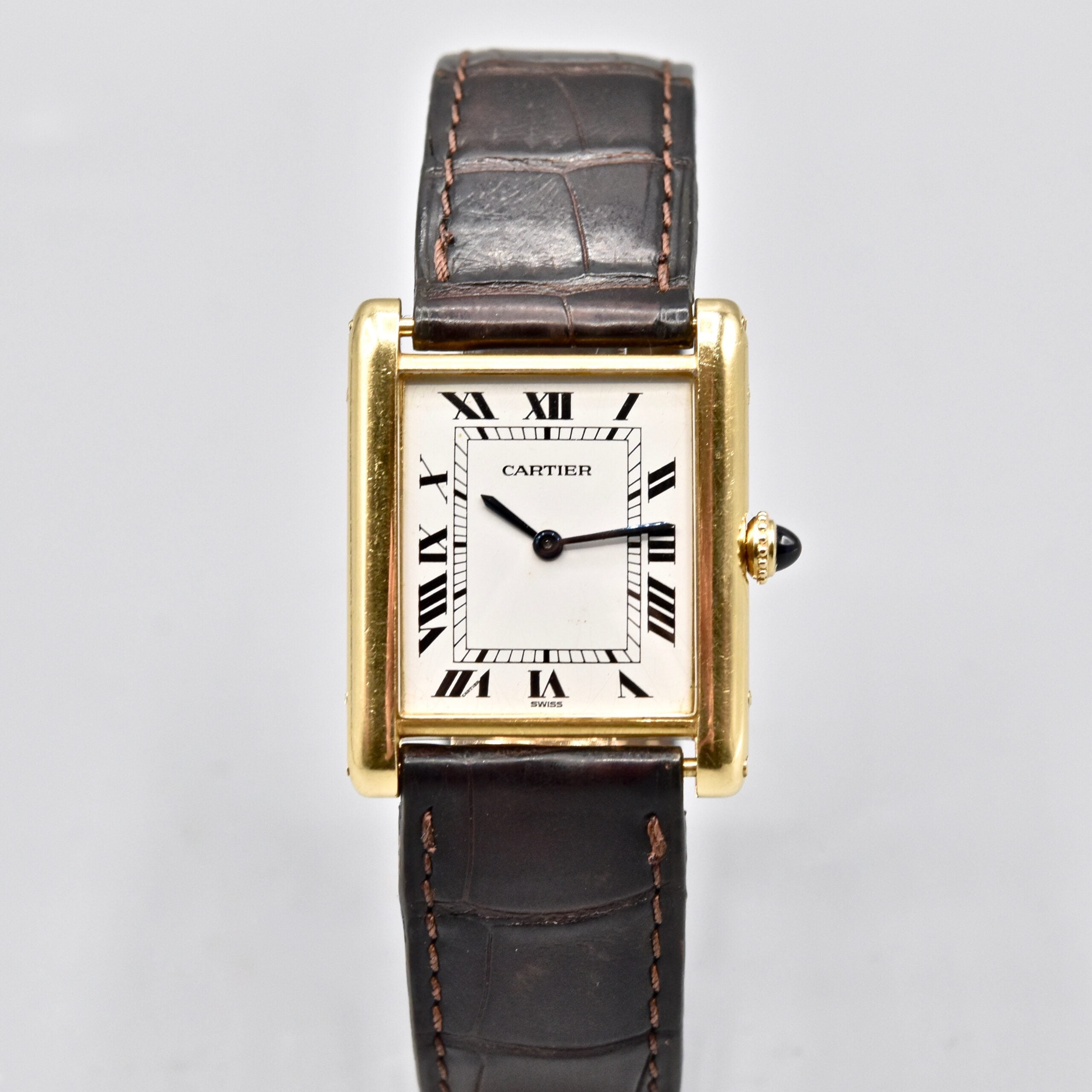Cartier Tank Louis Cartier Ref。 96065黄金– Romain Rea