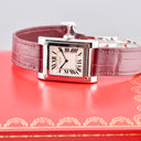 CARTIER TANK A VIS CPCP REF. 2485 PLATINUM WITH BOX