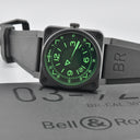 BELL & ROSS BR03-92 H.U.D LIMITED EDITION CERAMIC BOX AND PAPERS