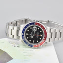 ROLEX GMT MASTER II REF. 16710 PEPSI STICK DIAL BOX AND PAPERS