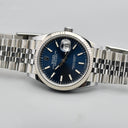 ROLEX DATEJUST 36 REF. 126234 BLUE DIAL STAINLESS STEEL FULL SET