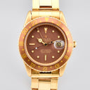 ROLEX GMT MASTER REF. 1675/8  "NO CROWN GUARDS" YELLOW GOLD