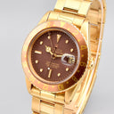 ROLEX GMT MASTER REF. 1675/8  "NO CROWN GUARDS" YELLOW GOLD