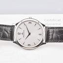 JAEGER LECOULTRE ULTRA THIN REF. 145.8.79S STAINLESS STEEL FULL SET