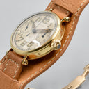 CARTIER CHRONOGRAPH MONO-POUSSOIR EUROPEAN WATCH & CLOCK YELLOW GOLD