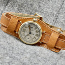 CARTIER CHRONOGRAPH MONO-POUSSOIR EUROPEAN WATCH & CLOCK YELLOW GOLD