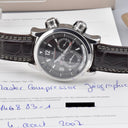 JAEGER LECOULTRE MASTER COMPRESSOR GEOGRAPHIC REF.  146.8.83/1 STAINLESS STEEL FULL SET