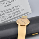PATEK PHILIPPE CALATRAVA REF. 3588/001 YELLOW GOLD BOX AND PAPERS