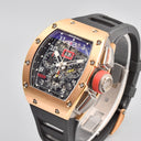 RICHARD MILLE RM011 FELIPE MASSA FLYBACK CHRONOGRAPH TITANIUM AND PINK GOLD FULL SET