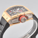 RICHARD MILLE RM011 FELIPE MASSA FLYBACK CHRONOGRAPH TITANIUM AND PINK GOLD FULL SET