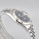 ROLEX DATEJUST REF. 16234 BLUE DIAL STAINLESS STEEL BOX AND PAPERS
