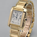 Cartier tank french chronoflex ref. 1830 with papers