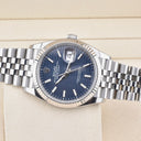 ROLEX DATEJUST 36 REF. 126234 BLUE MOTIF DIAL STAINLESS STEEL FULL SET