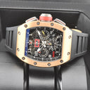 RICHARD MILLE RM011 FELIPE MASSA FLYBACK CHRONOGRAPH TITANIUM AND PINK GOLD FULL SET