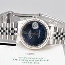 ROLEX DATEJUST REF. 16234 BLUE DIAL STAINLESS STEEL BOX AND PAPERS