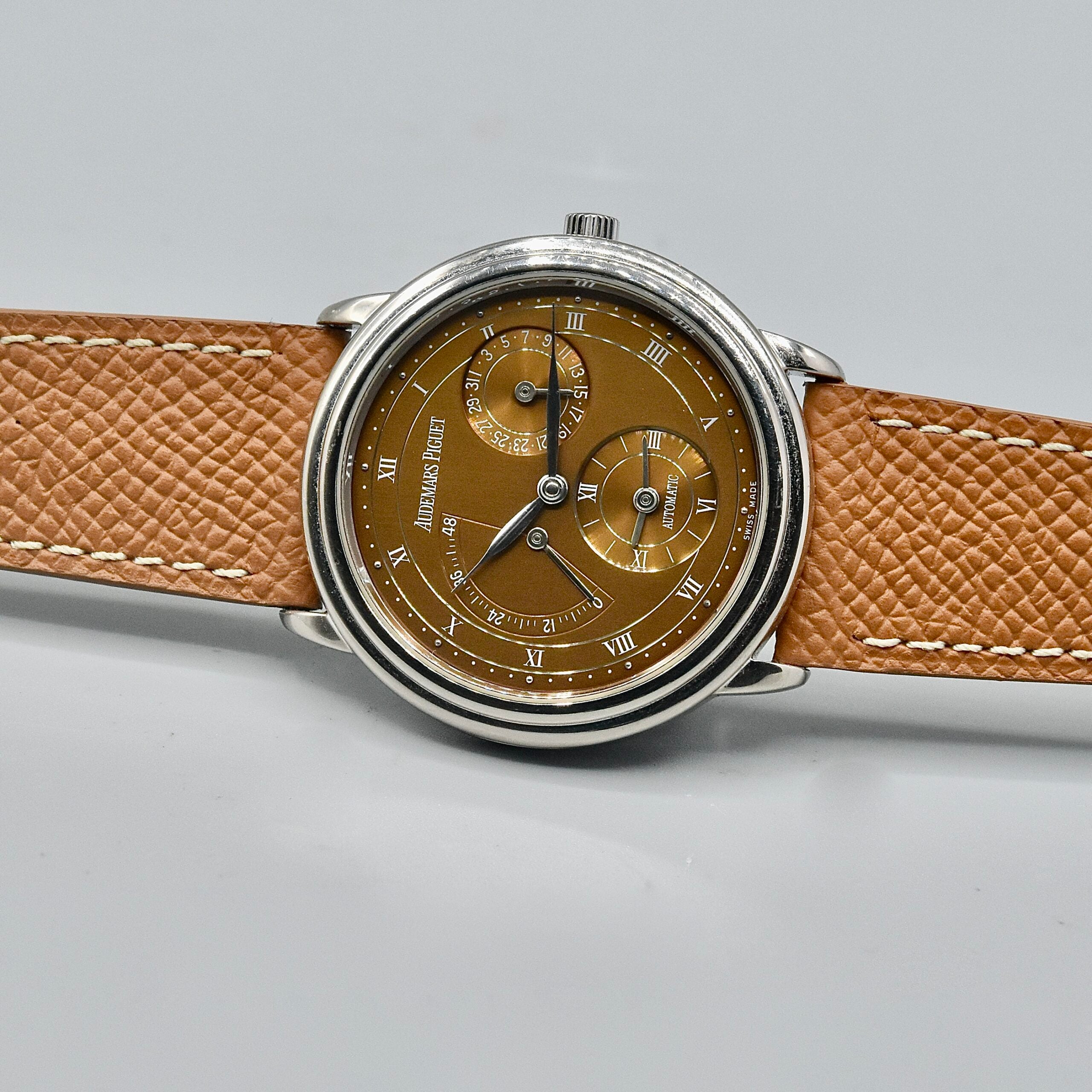 tamu様 Audemars Piguet Dual Time Ref. 25685BC White Gold – Romain Rea