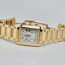 Cartier tank french chronoflex ref. 1830 with papers