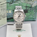 ROLEX DATEJUST 36 REF. 16234 STAINLESS STEEL BOX AND PAPERS