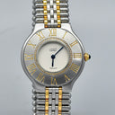Cartier must 21 Ref. 9010 Steel and Gold Plad