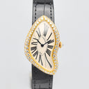 CARTIER CRASH YELLOW GOLD AND DIAMONDS SET