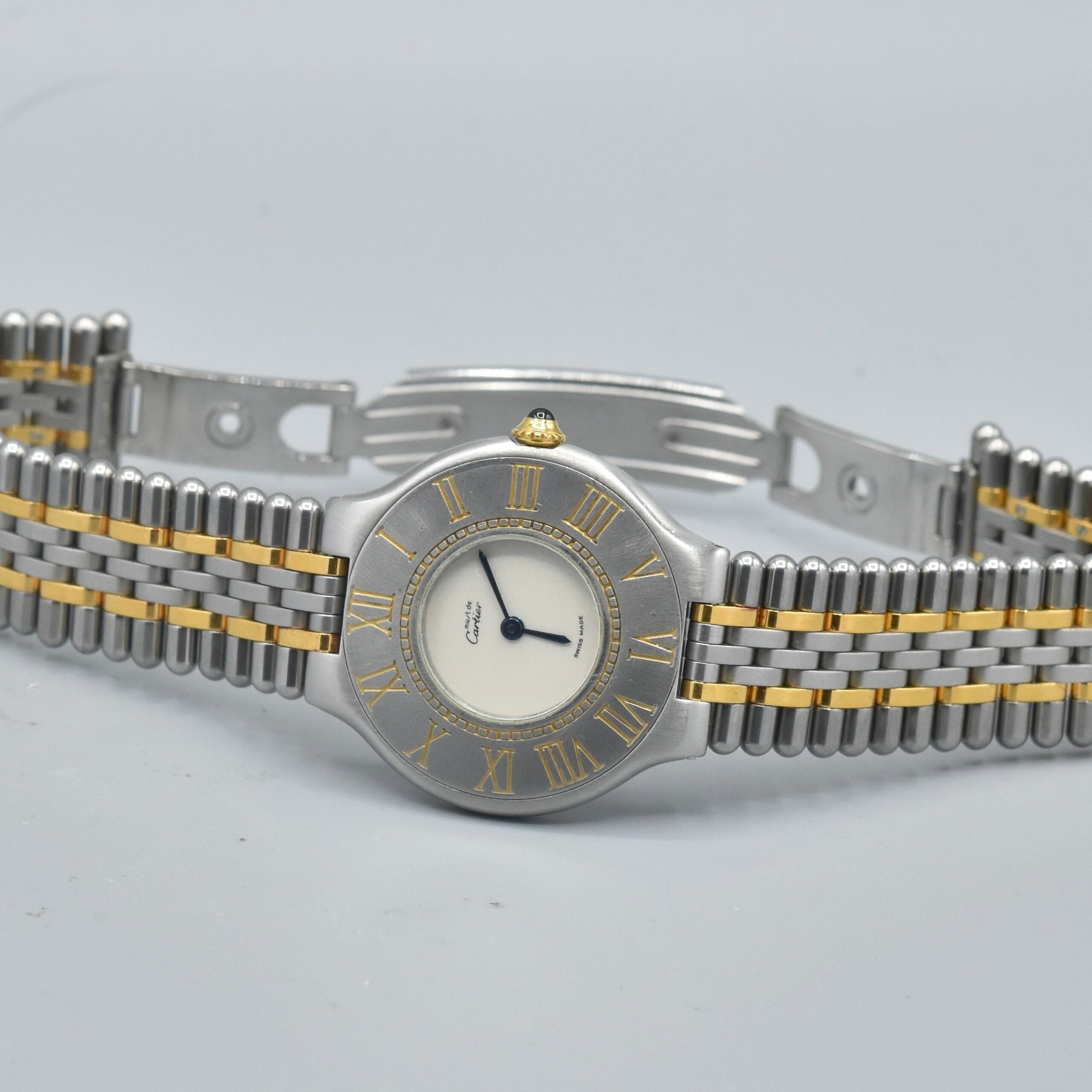 Cartier must 21 Ref. 9010 Steel and Gold Plad – Romain Rea