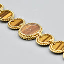 AUDEMARS PIGUET REF. 8483BA TIGER'S EYE AND YELLOW GOLD