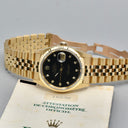 ROLEX DATEJUST 36 REF. 16238 YELLOW GOLD BOX AND PAPERS
